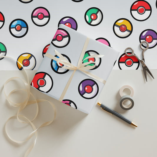 Pokeball Wrapping Paper